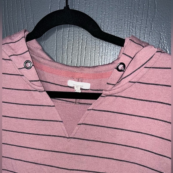 Striped hooded sweatshirt - Picture 3 of 9